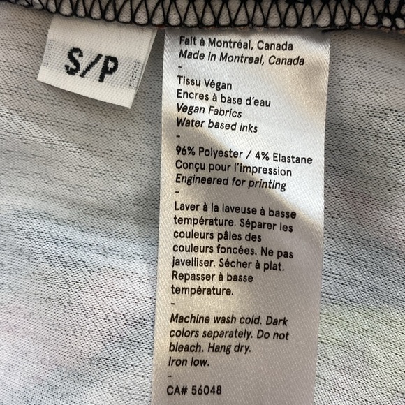 Le Galeriste Tweet Vest Cardigan Wearable Art Women Small Pink Purple Sleeveless - Picture 10 of 12